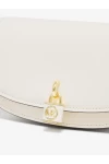 Michael Kors Mila Small Leather Shoulder Bag Optic White Women