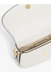 Michael Kors Mila Small Leather Shoulder Bag Optic White Women