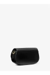 Michael Kors Mila Small Leather Shoulder Bag Black Women