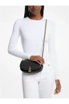 Michael Kors Mila Small Leather Shoulder Bag Black Women