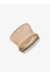 Michael Kors Mila Small Leather Shoulder Bag Camel Women