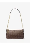 Michael Kors Empire Medium Chain Link Pochette Brown Luggage Women