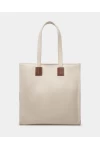 Bally Akelei 15 Tote Bag in Canvas Beige Women