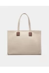 Bally Akelei Tote Bag in Canvas Beige Women