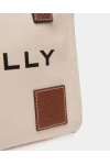 Bally Akelei Mini Tote Bag in Canvas Beige Women