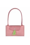 Longchamp Le Pliage Green L Tote Bag Recycled Canvas Petal Pink Women