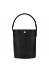 Longchamp Epure Leather Bucket Bag S Black Women