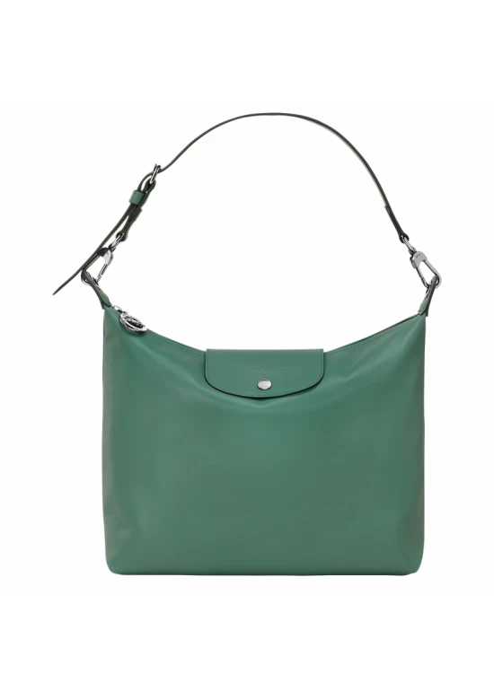 Longchamp Le Pliage Xtra M Hobo Bag Sage Leather Women