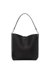 Longchamp Le Roseau M Shoulder Bag Black Women