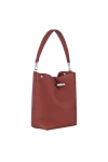 Longchamp Le Roseau M Shoulder Bag Chestnut  Women