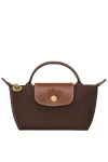 Longchamp Le Pliage Original Pouch with Handle Ebony Women