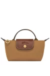 Longchamp Le Pliage Original Pouch with Handle Fawn Women