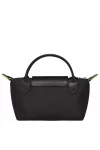 Longchamp Le Pliage Green Pouch with Handle Black Women