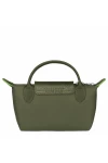 Longchamp Le Pliage Green Pouch with Handle Green Women