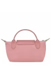 Longchamp Le Pliage Green Pouch with Handle Petal Pink Women