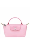 Longchamp Le Pliage Green Pouch with Handle Pink Women