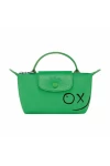 Longchamp X André Saraiva Le Pliage Pouch Green Women