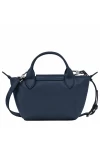 Longchamp Le Pliage Xtra Leather Handbag XS Navy Women