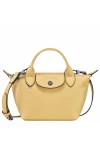 Longchamp Le Pliage Xtra Leather Handbag XS Wheat Women