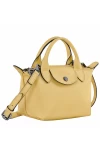 Longchamp Le Pliage Xtra Leather Handbag XS Wheat Women