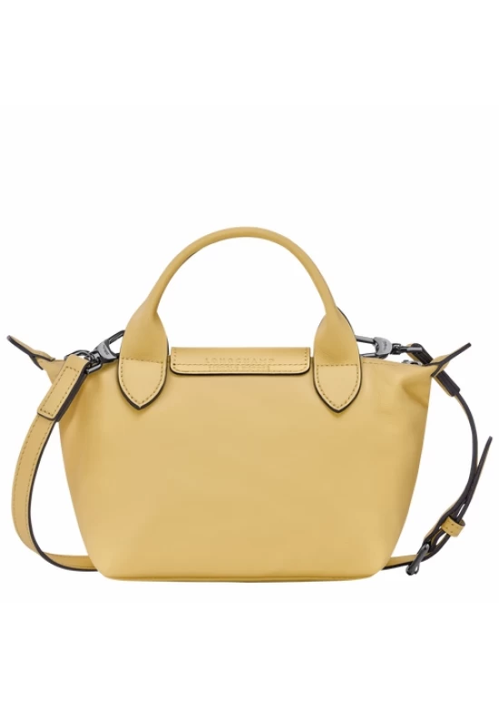 Longchamp Le Pliage Xtra Leather Handbag XS Wheat Women