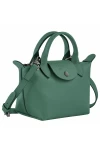 Longchamp Le Pliage Xtra Leather Handbag Xs Sage Women