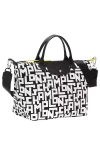 Longchamp Le Pliage Lgp L Handbag Black White Women