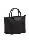 Longchamp Le Pliage Green S Handbag Recycled Canvas Black Women