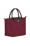 Longchamp Le Pliage Green S Handbag Recycled Canvas Red Women