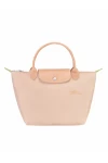 Longchamp Le Pliage Green S Handbag Recycled Canvas Fleurs Women