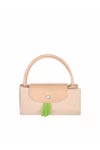 Longchamp Le Pliage Green S Handbag Recycled Canvas Fleurs Women