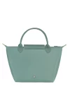 Longchamp Le Pliage Green S Handbag Recycled Canvas Lagoon Women