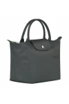 Longchamp Le Pliage Green S Handbag Recycled Canvas Graphite Women