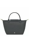 Longchamp Le Pliage Green S Handbag Recycled Canvas Graphite Women