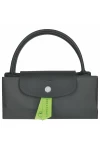 Longchamp Le Pliage Green S Handbag Recycled Canvas Graphite Women