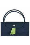 Longchamp Le Pliage Green S Handbag Recycled Canvas Navy Women