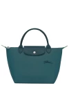 Longchamp Le Pliage Green S Handbag Recycled Canvas Peacock Women