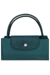 Longchamp Le Pliage Green S Handbag Recycled Canvas Peacock Women