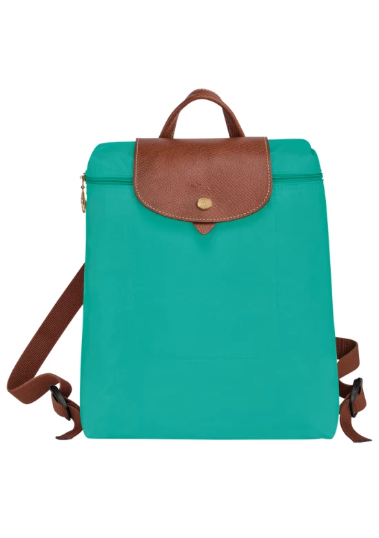 Longchamp Le Pliage Original M Backpack Turquoise Women