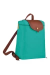 Longchamp Le Pliage Original M Backpack Turquoise Women