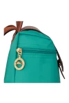 Longchamp Le Pliage Original M Backpack Turquoise Women