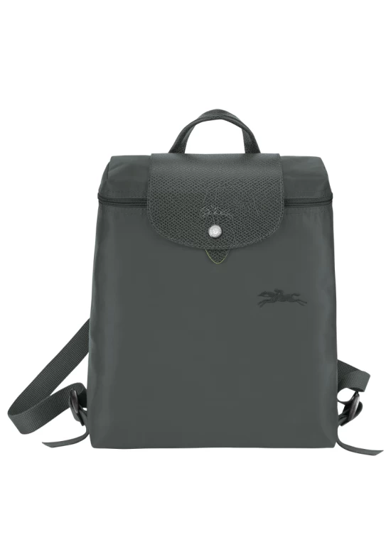 Longchamp Le Pliage Green M Backpack Recycled Canvas Graphite Women