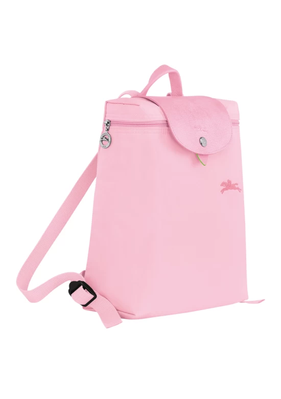 Longchamp Le Pliage Green M Backpack Recycled Canvas Pink Women