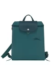 Longchamp Le Pliage Green M Backpack Recycled Canvas Peacock Women