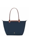 Longchamp Le Pliage Original L Tote Bag Recycled Canvas Navy Women