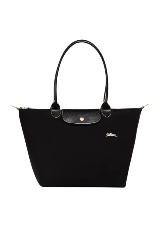 Longchamp Le Pliage Club Shoulder L Bag Black Women 70th Anniversary Edition