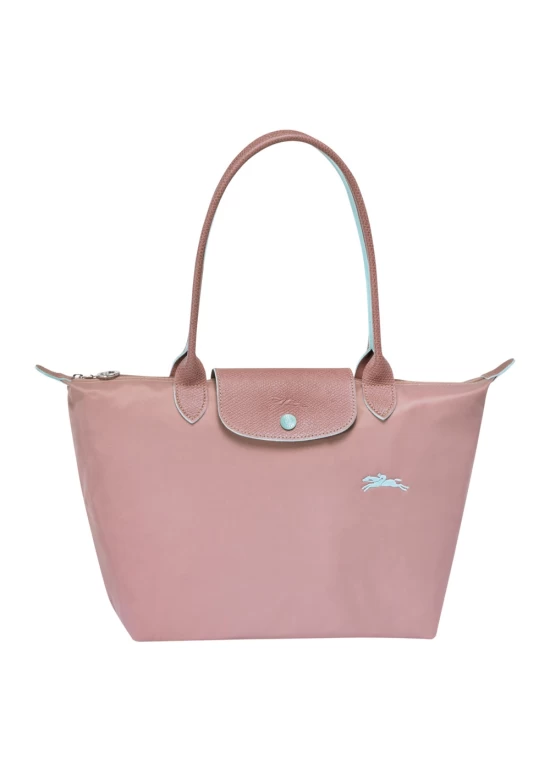 Longchamp Le Pliage Club Shoulder L Bag Antique Pink Women 70th Anniversary Edition