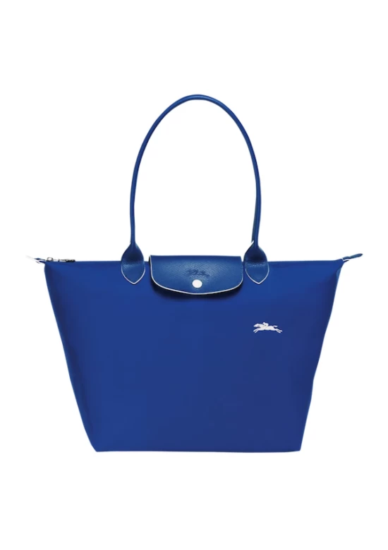 Longchamp Le Pliage Club Shoulder L Bag Cobalt Women 70th Anniversary Edition