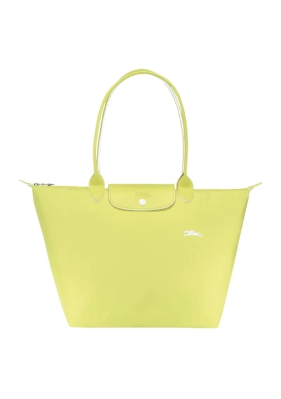 Longchamp Le Pliage Club Shoulder L Bag Yellow Women 70th Anniversary Edition