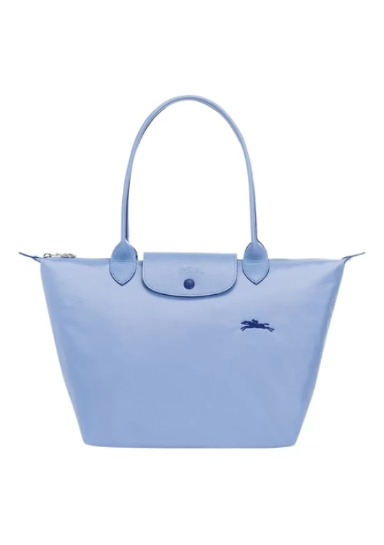 Longchamp Le Pliage Club Shoulder L Bag Blue Women 70th Anniversary Edition